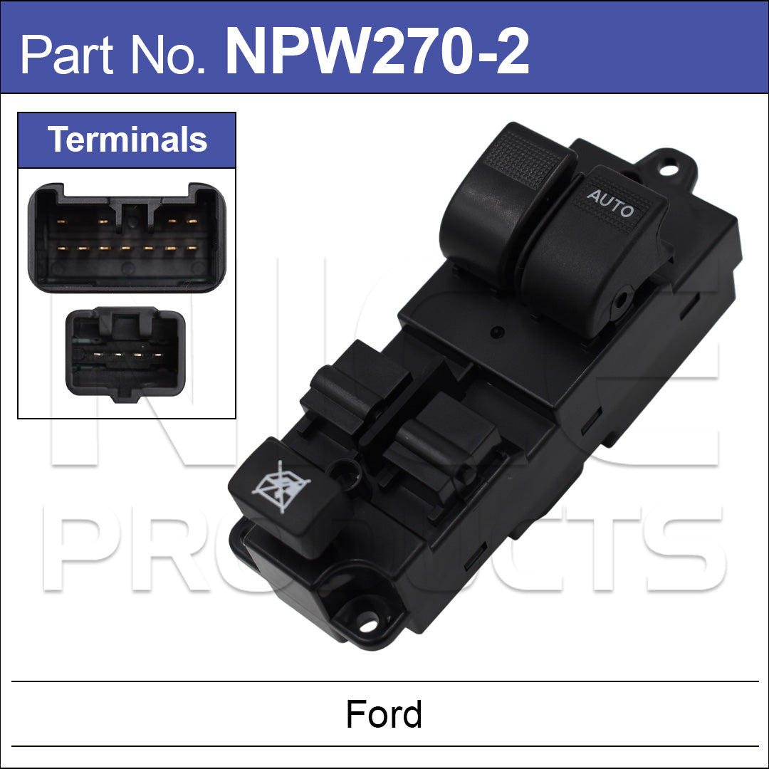 Power Window Switch NPW270-2 - Nice Products | Universal Auto Spares