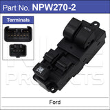 Power Window Switch NPW270-2 - Nice Products | Universal Auto Spares