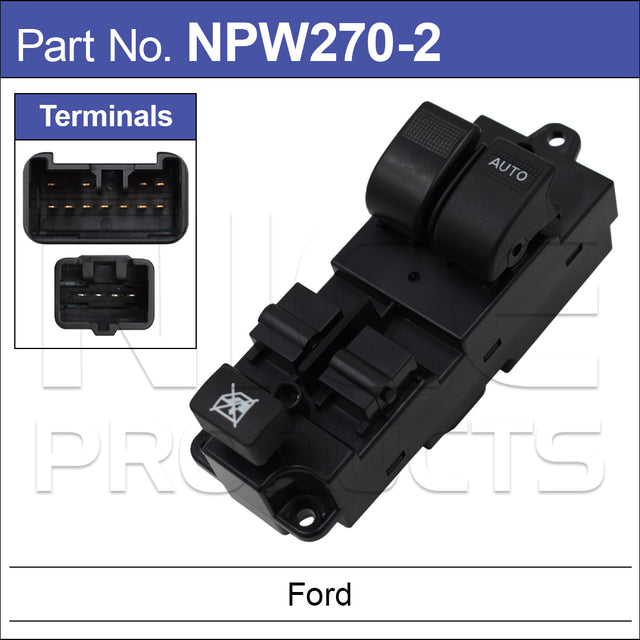 Power Window Switch NPW270-2 - Nice Products | Universal Auto Spares
