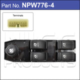 Power Window Switch NPW776-4 - Nice Products | Universal Auto Spares