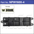 Power Window Switch NPW1600-4 - Nice Products | Universal Auto Spares