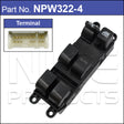 4 Button Main Switch NPW322-4 - Nice Products | Universal Auto Spares