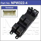 4 Button Main Switch NPW322-4 - Nice Products | Universal Auto Spares