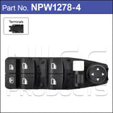 Power Window Switch MAIN NPW1278-4 - Nice Products | Universal Auto Spares