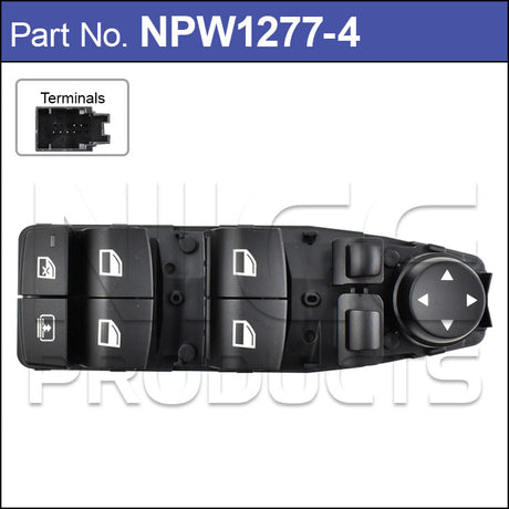 Power Window Main NPW1277-4 - Nice Products | Universal Auto Spares