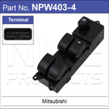 Mitsubishi Power Window Switch NPW403-4 - Nice Products | Universal Auto Spares