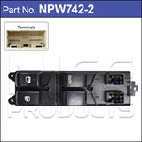 2 Button Main Switch NPW742-2 - Nice Products | Universal Auto Spares