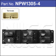 Power Window Switch NPW1305-4 - Nice Products | Universal Auto Spares