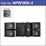 Power Window Switch NPW1805-4 - Nice Products | Universal Auto Spares