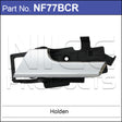 Inner Door Handle NF77BCR - Nice Products | Universal Auto Spares