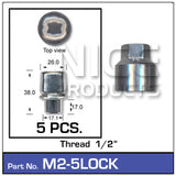 Lock Nuts (set of 5) M2-5LOCK - Nice Products | Universal Auto Spares