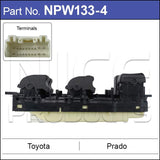 Main Power window switch NPW133-4 - Nice Products | Universal Auto Spares