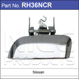 Rear Chrome Door Handle RH36NCR - Nice Products | Universal Auto Spares