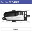 Inner Door Handle NF14GR - Nice Products | Universal Auto Spares