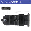 Power Window Switch NPW914-4 - Nice Products | Universal Auto Spares