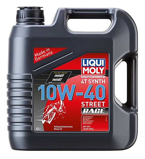Motorbike 4T Full Synth 10W-40 Street Race 4L - LIQUI MOLY