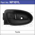Inner Door Handle NF10YL - Nice Products | Universal Auto Spares