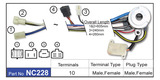 Ignition Switch NC228 - Nice Products | Universal Auto Spares