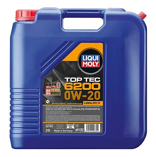TOP TEC 6200 0W-20 Synthetic Technology - LIQUI MOLY | Universal Auto Spares