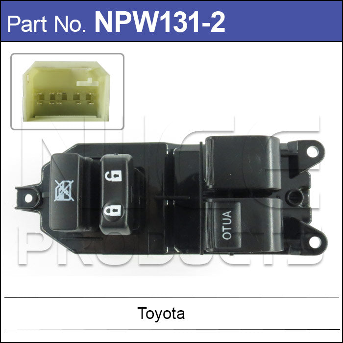 Power Window Switch NPW131-2 - Nice Products | Universal Auto Spares