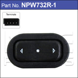 Power Window Switch NPW732R-1 - Nice Products | Universal Auto Spares