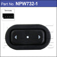 Power Window Switch NPW732-1 - Nice Products | Universal Auto Spares