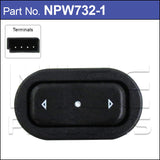 Power Window Switch NPW732-1 - Nice Products | Universal Auto Spares
