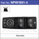 Power Window Switch Main NPW1801-4 - Nice Products | Universal Auto Spares