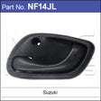 Inner Door handle NF14JL - Nice Products | Universal Auto Spares