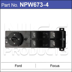 Power Window Switch NPW673-4 - Nice Products | Universal Auto Spares