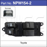 Power Window Switch NPW154-2 - Nice Products | Universal Auto Spares