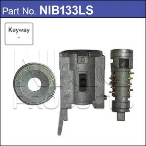 Ignition Barrel No Keys NIB133LS - Nice Products | Universal Auto Spares