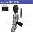 Ignition Lock ASSY NIC1834 - Nice Products | Universal Auto Spares