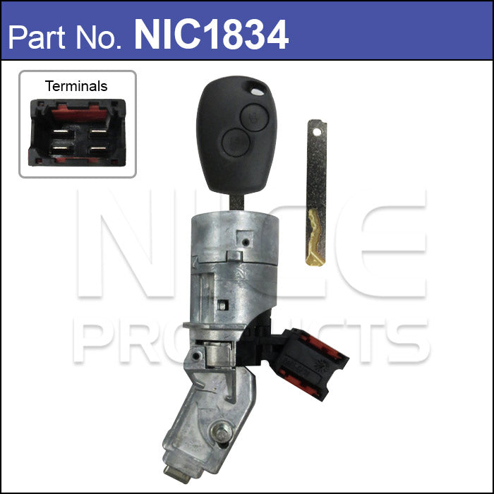 Ignition Lock ASSY NIC1834 - Nice Products | Universal Auto Spares