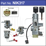 Lock set NIK317 - Nice Products | Universal Auto Spares