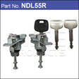 Door Locks Pair NDL55R - Nice Products | Universal Auto Spares