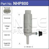HeadLight Washer Pump NHP800 - Nice Products | Universal Auto Spares