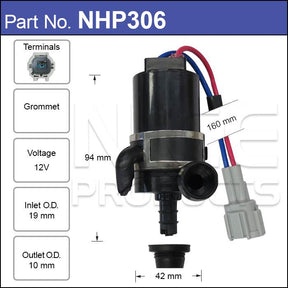 Headlight Pump NHP306 - Nice Products | Universal Auto Spares