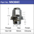 Jaguar Wheel Nut NN366C - Nice Products | Universal Auto Spares