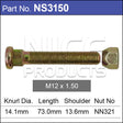 Long Stud & Nut NS3150 - Nice Products | Universal Auto Spares