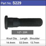 Wheel Stud S229 - Nice Products | Universal Auto Spares