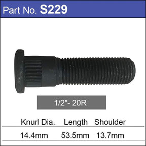 Wheel Stud S229 - Nice Products | Universal Auto Spares