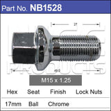 15x1.25 Wheel Bolt NB1528 - Nice Products | Universal Auto Spares