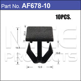 Fasteners Pkt 10 AF678-10 - Nice Products | Universal Auto Spares