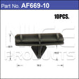 Fasteners Pkt 10 AF669-10 - Nice Products | Universal Auto Spares