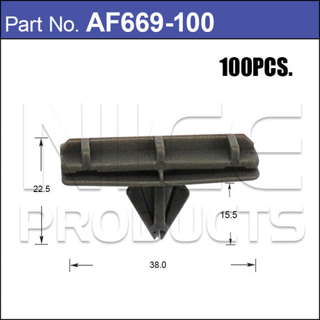 Fasteners Bag 100 AF669-100 - Nice Products | Universal Auto Spares