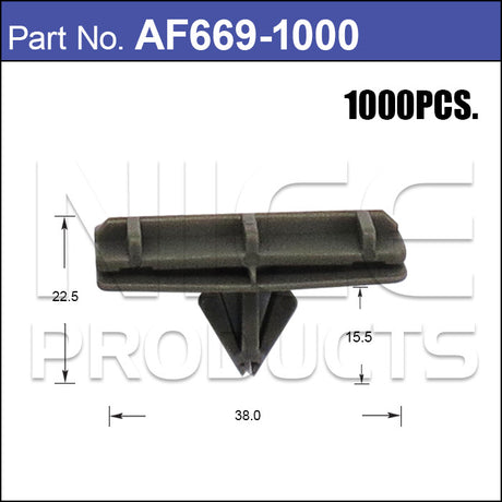 Fasteners Bag 1000 AF669-1000 - Nice Products | Universal Auto Spares