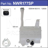 Washer Bottle NWR177SP - Nice Products | Universal Auto Spares