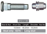 Wheel Stud & Nut NS375J - Nice Products | Universal Auto Spares