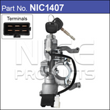 Ignition Lock Assembly NIC1407 - Nice Products | Universal Auto Spares